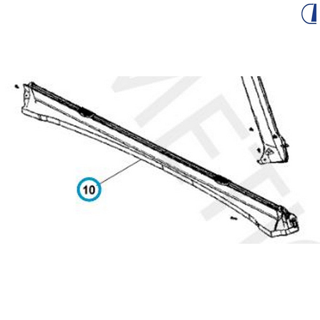 Remis Cassetta frontale per oscurante parabrezza FR400 1542 mm nero Ford Transit 2019