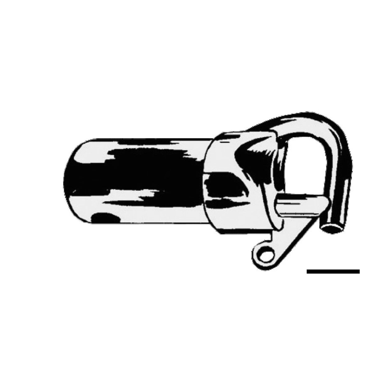 Osculati Rwo 60.137.70 ultraleichte Spinnakerbaumbefestigung