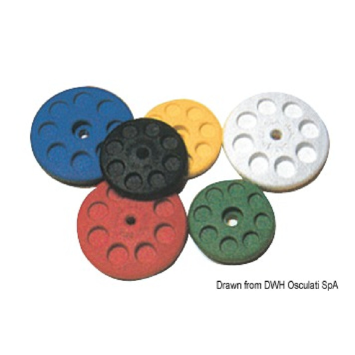 Osculati Maniglia trapezio a disco 65 mm 60.202.02BL