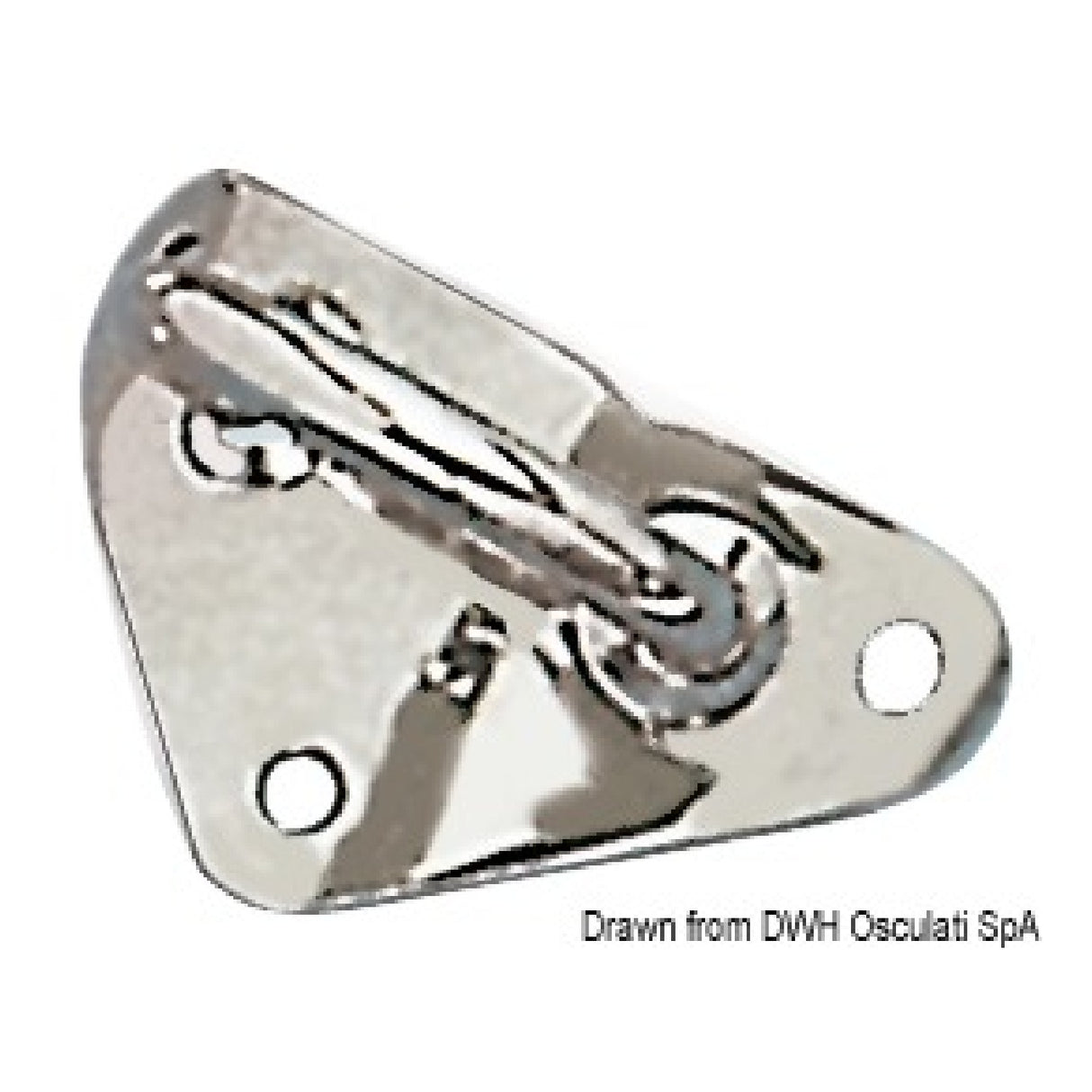 Viadana Edelstahlplatte 55/60 mm