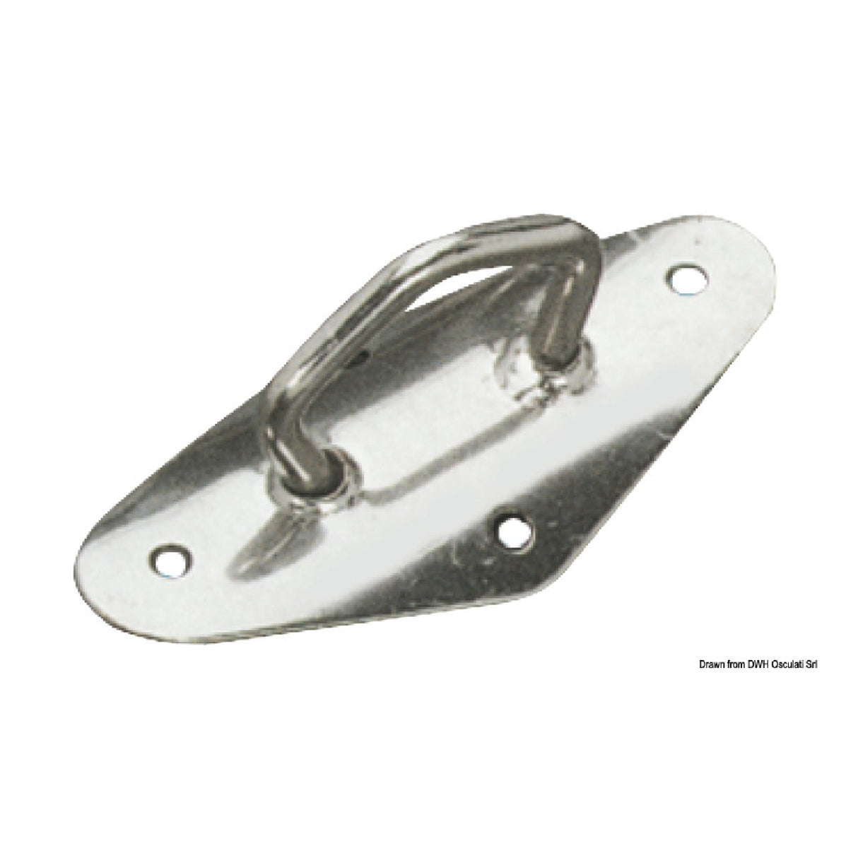 Viadana 70mm Edelstahlplatte