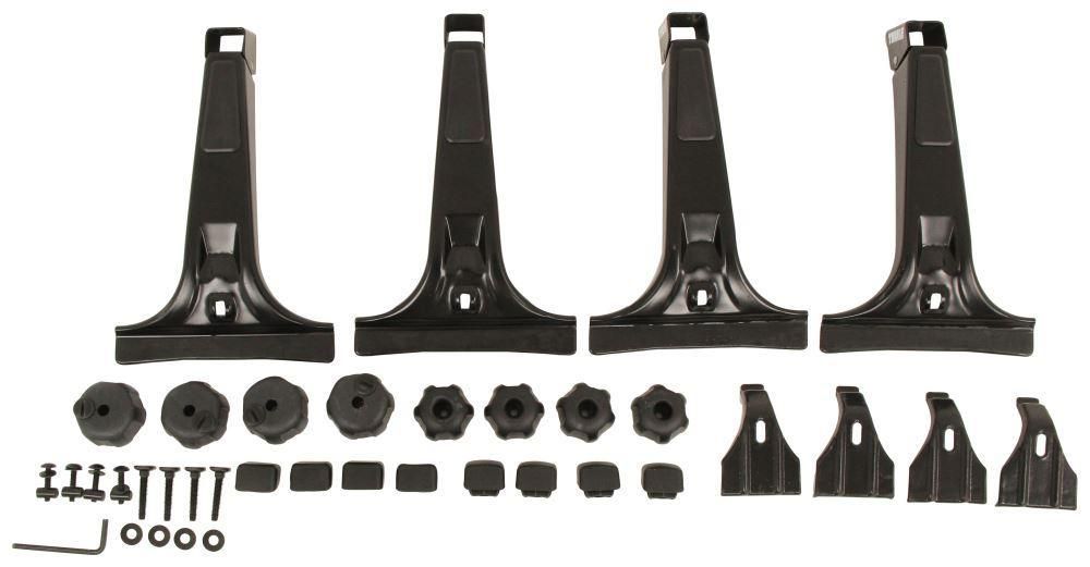 Thule 000953 Set 4 piedi da grondina 28 cm per barre portatutto SquareBar