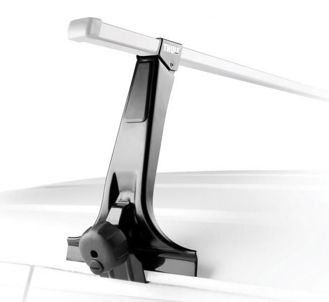 Thule 000953 Set 4 piedi da grondina 28 cm per barre portatutto SquareBar