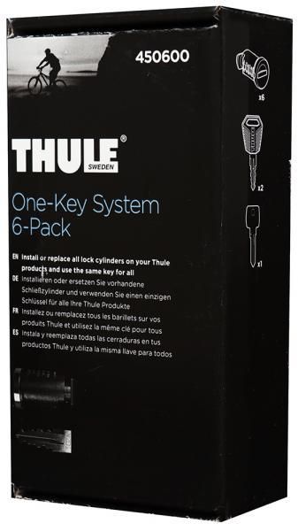 Thule 450600 Juego de 6 cerraduras One Key System