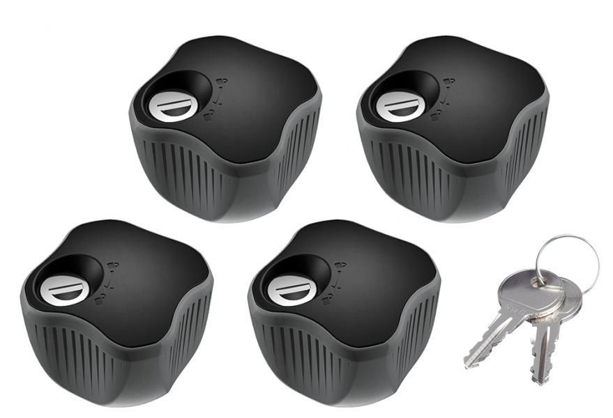 Thule 527010 Set mit 4 abschließbaren Knöpfen