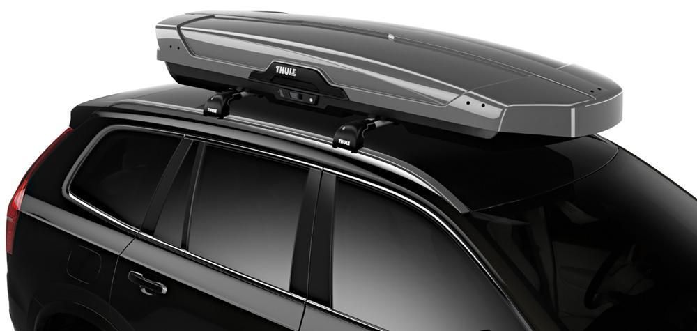Cofre de techo Thule Motion XT Alpine para coche, titanio pulido 629500