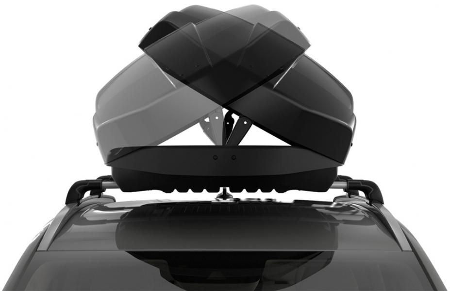 Cofre de techo Thule Motion XT Alpine para coche, titanio pulido 629500