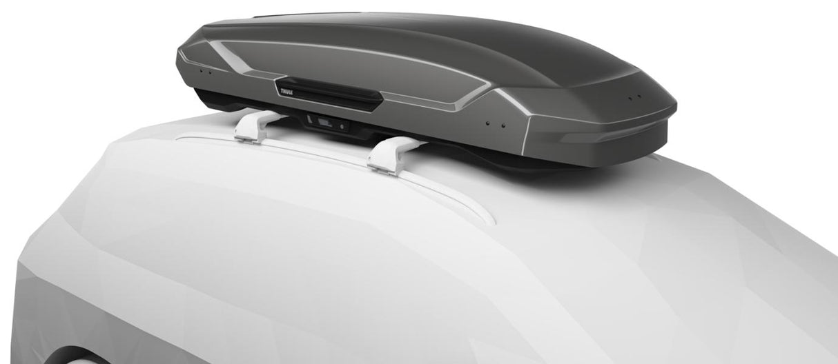 Cofre de techo Thule Motion 3 XL de titanio pulido