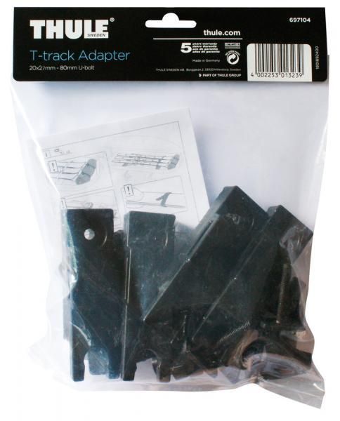 Thule 697104 Adapters for fixing boxes to 20x27 mm T-tracks