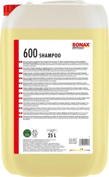 Champú para coche Sonax Brilliant con suavizante 25L