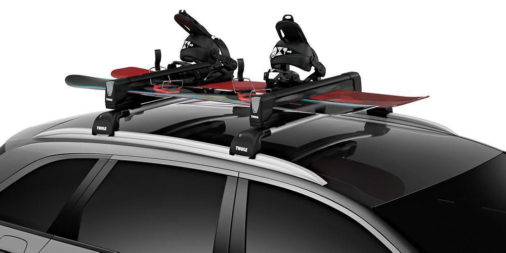 Thule 732507 Auto SnowPack Extender - PortaesquÃs de techo (5 pares), color negro