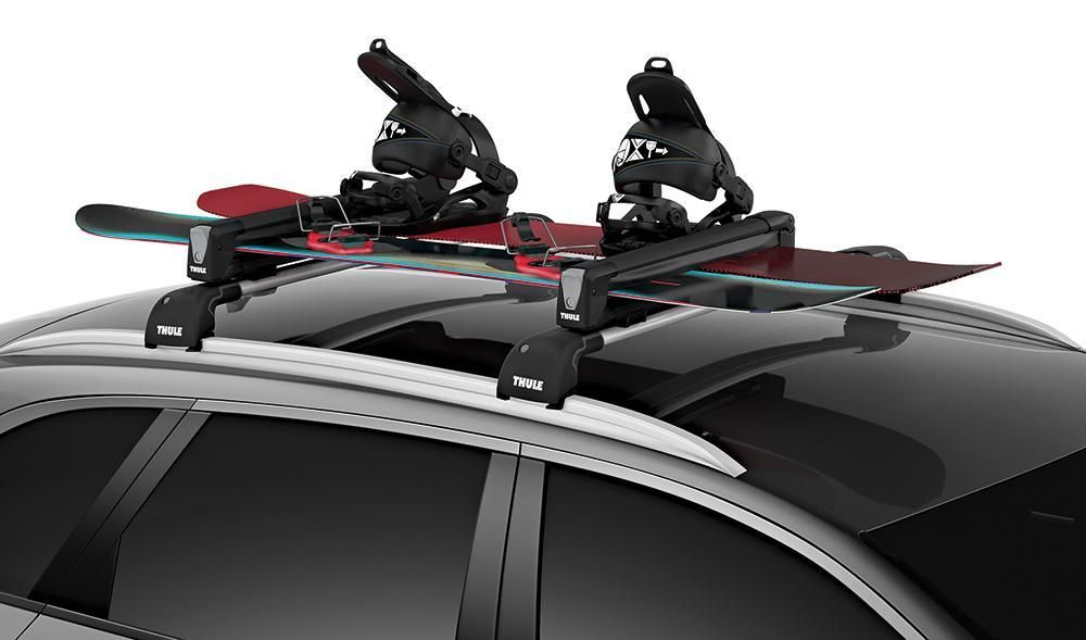 PortaesquĂs de techo Thule 732607 Auto SnowPack para 6 pares, color negro