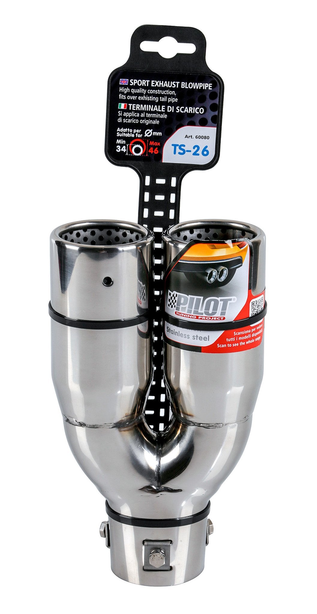 Pilot Terminale di scarico auto Doppi TS-26