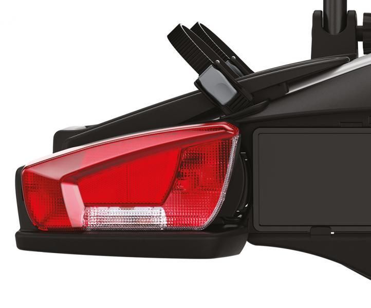 Portabicicletas Thule 926002 Velocompact para 3 bicicletas con barra de remolque de 13 pines