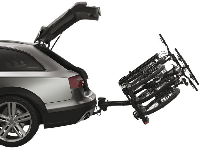 Portabicicletas Thule EasyFold XT para 3 bicicletas con bola de remolque de 13 pines