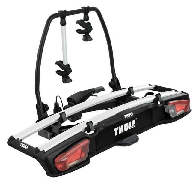Portabicicletas Thule 938000 VeloSpace XT para 2 bicicletas con bola de remolque de 13 pines