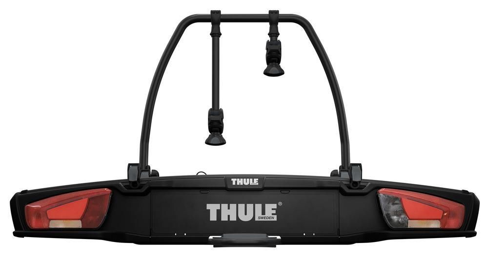 Portabicicletas para barra de remolque Thule 938001 VeloSpace XT (2 bicicletas, 13 pines, negro)