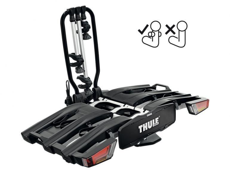 Portabici da Gancio Traino Easyfold Xt Fix4Bike 3 Bici 13 Pin Thule