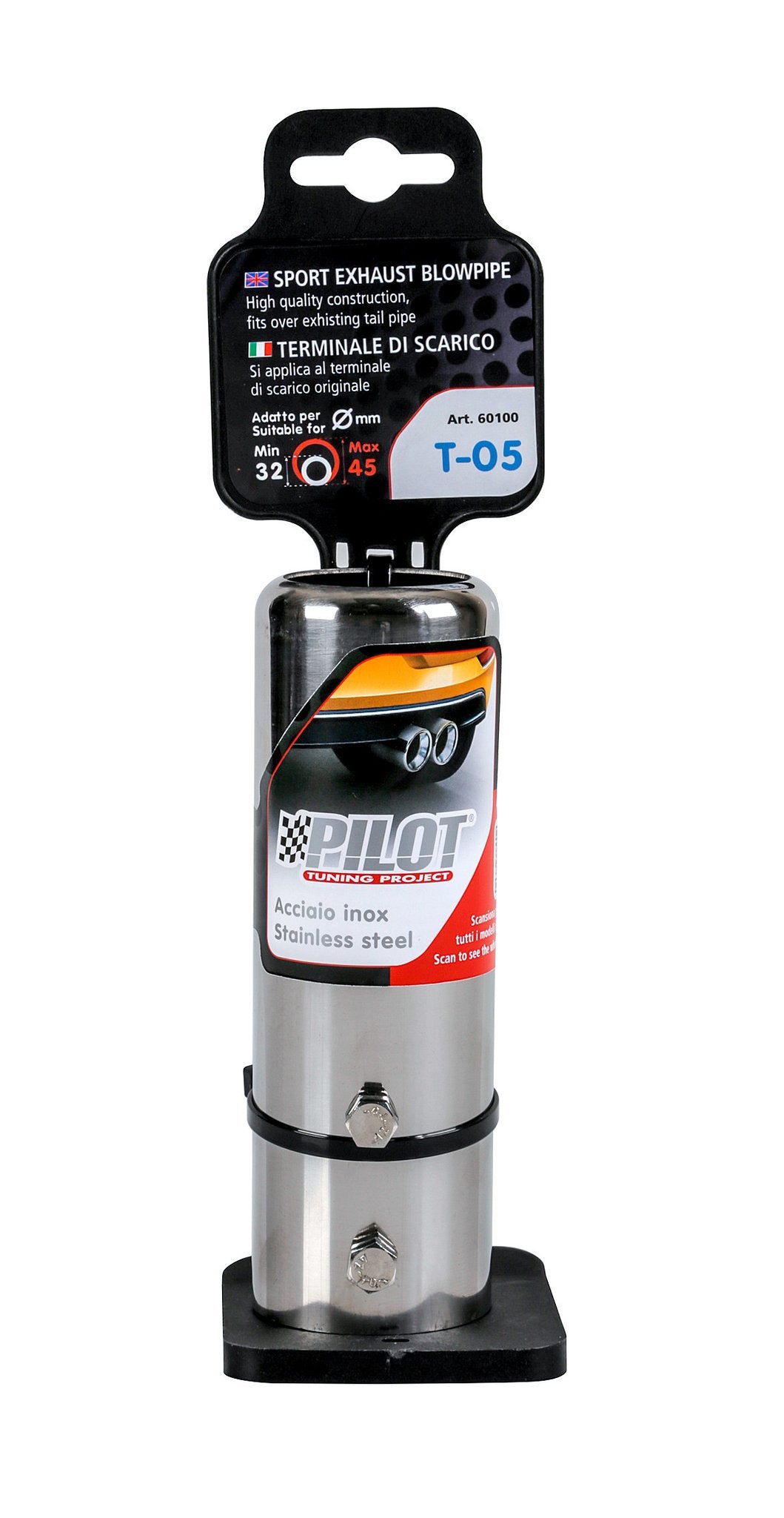 Pilot Terminale di scarico auto Taglio Diritto T-05