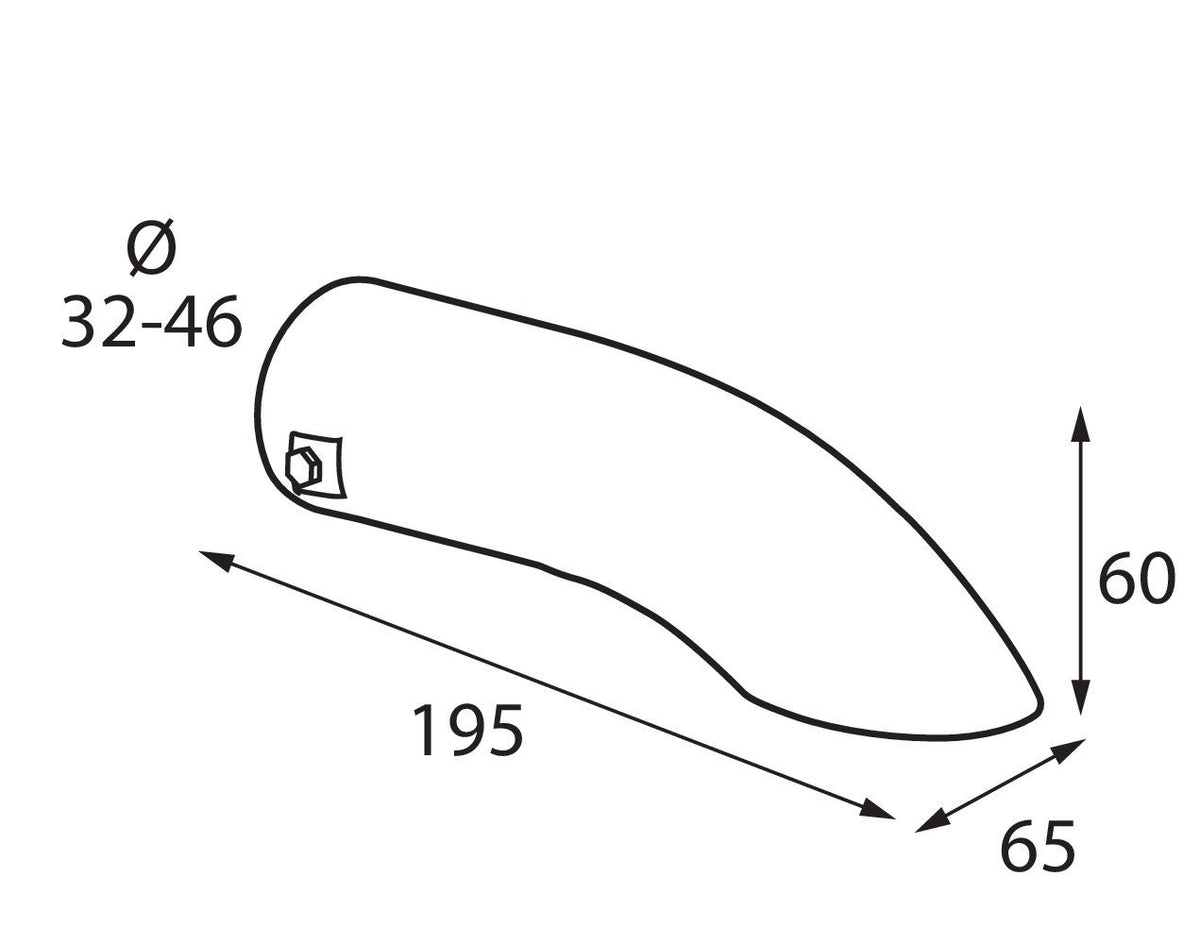 Pilot Terminale di scarico auto Curvi T-07