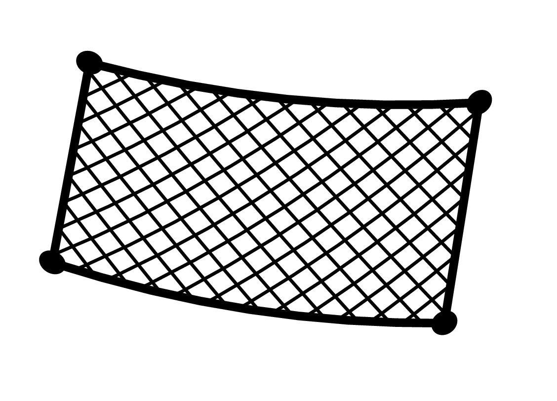 Lampa Net-System-9, tasca a rete elasticizzata - 30x18 cm 60269