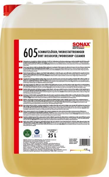 Sonax Prelavaggio sciogli sporcizia con emolliente 25L