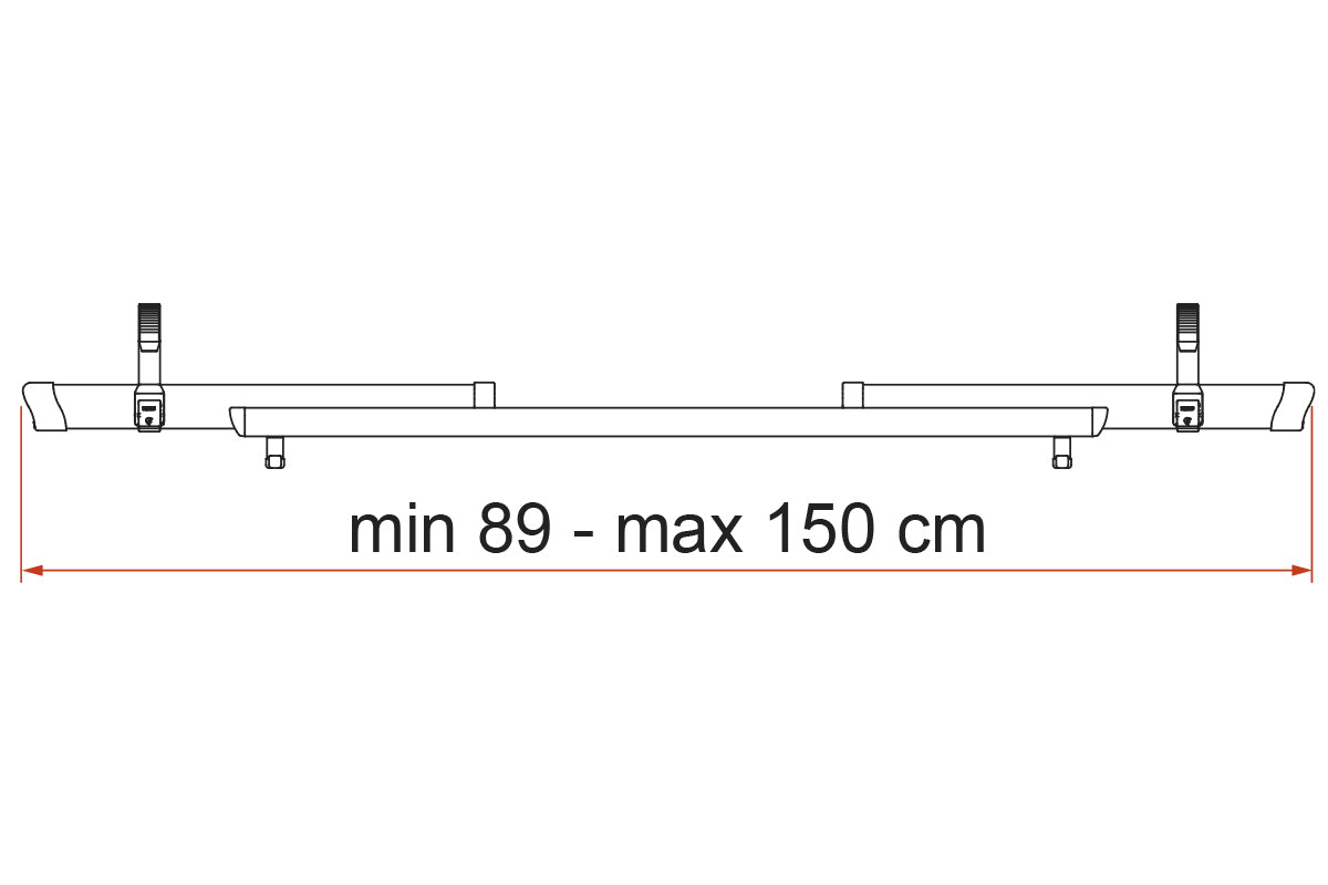Rail Quick C-Kanal - Rot Fiamma 98656-368