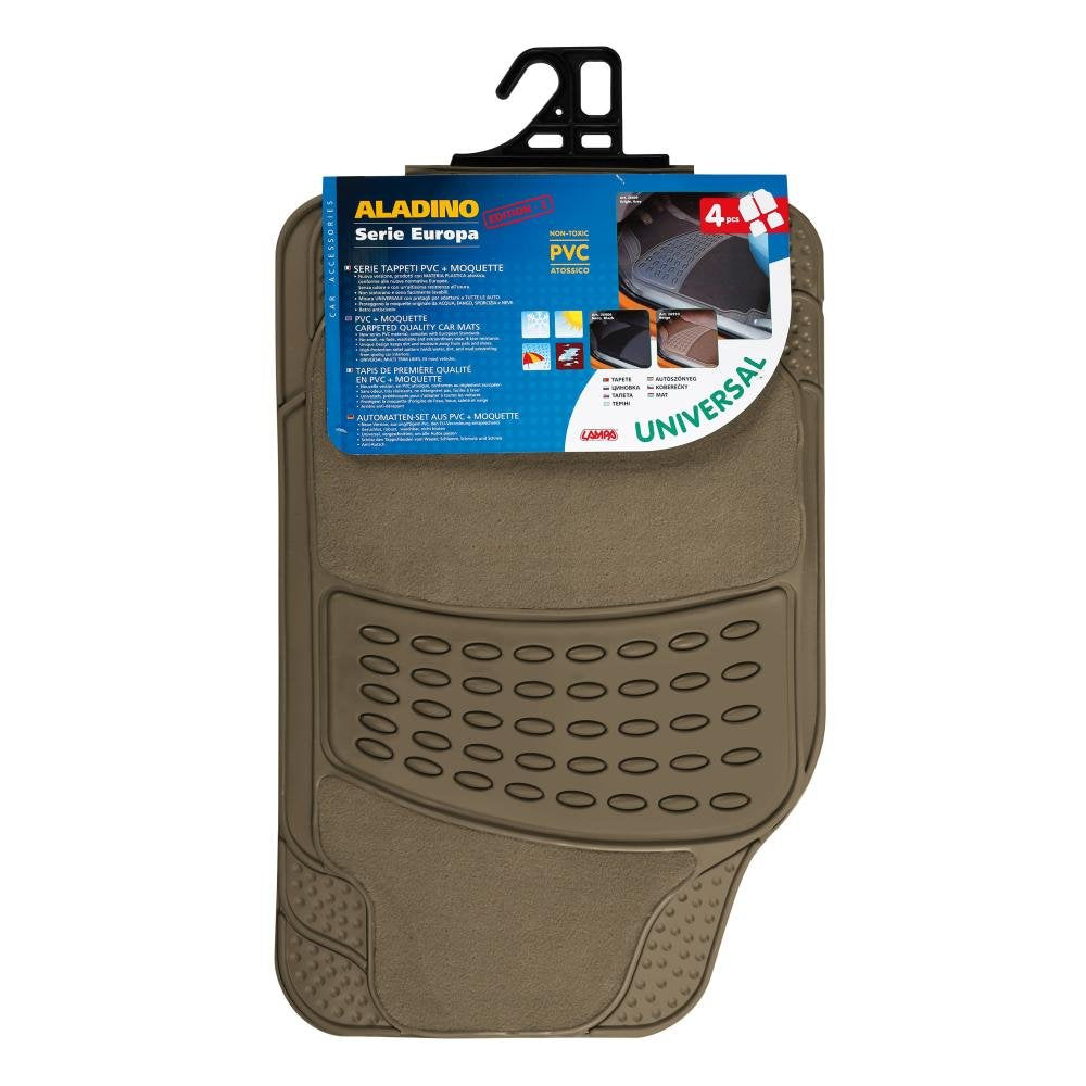 Lámpara Aladino Edition 2, juego de 4 alfombrillas universales - Beige 26910