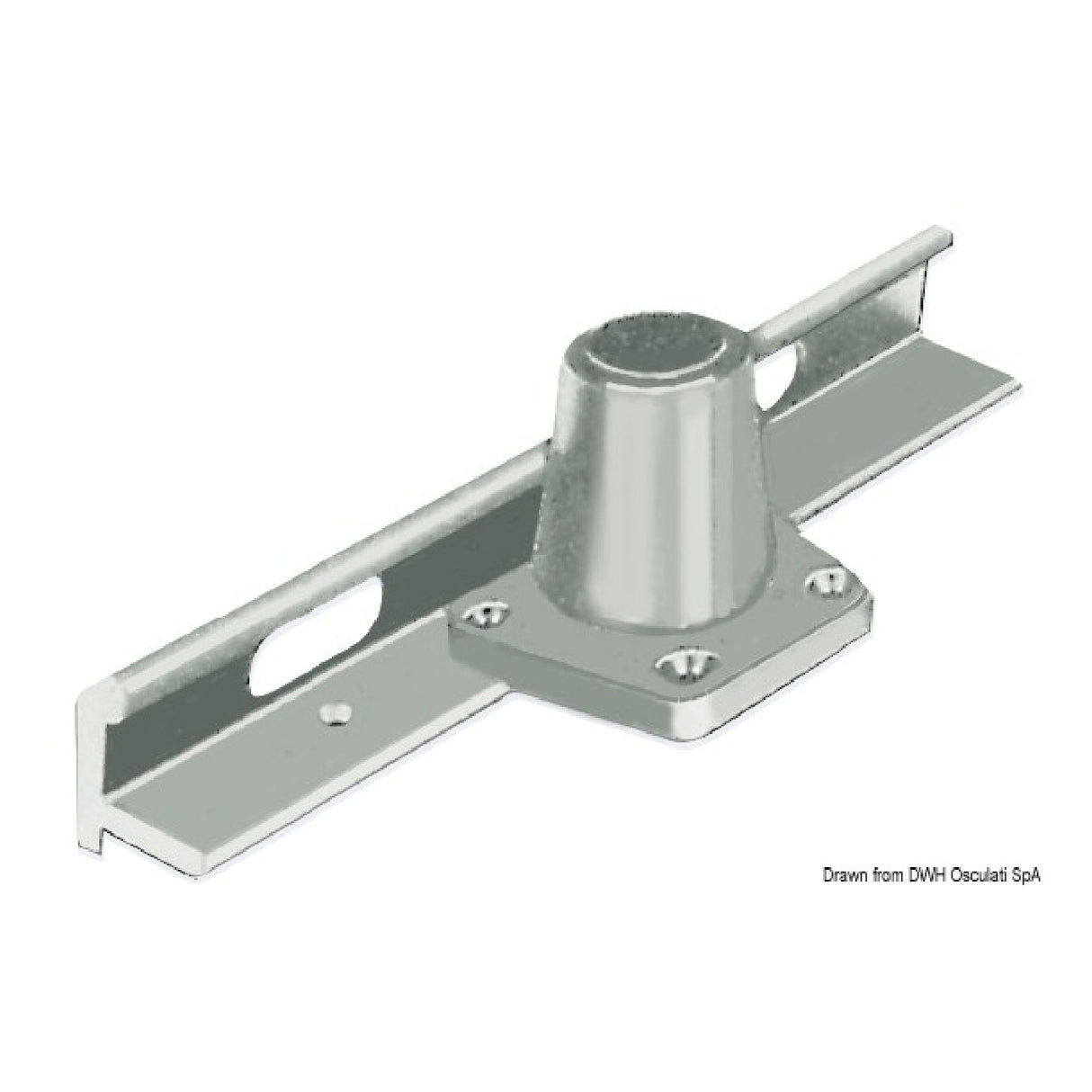 Osculati Base para perfil de borda 62.403.01