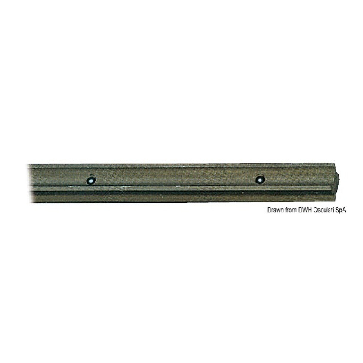 Viadana X-rail en aleación ligera y PTFE 2 m