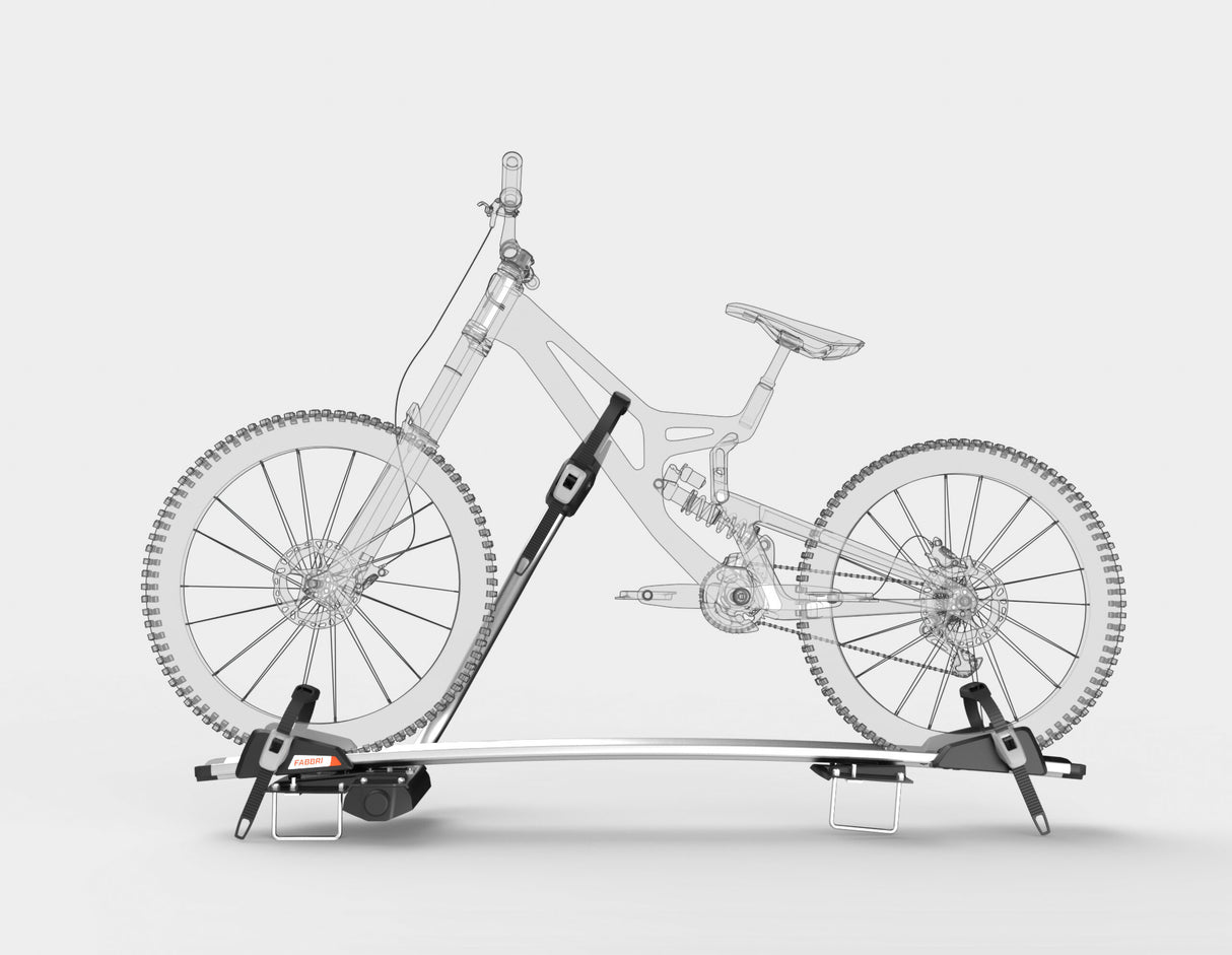 Portabici da Tetto Fabbri Solomon - Universale Alluminio 25kg 6201352