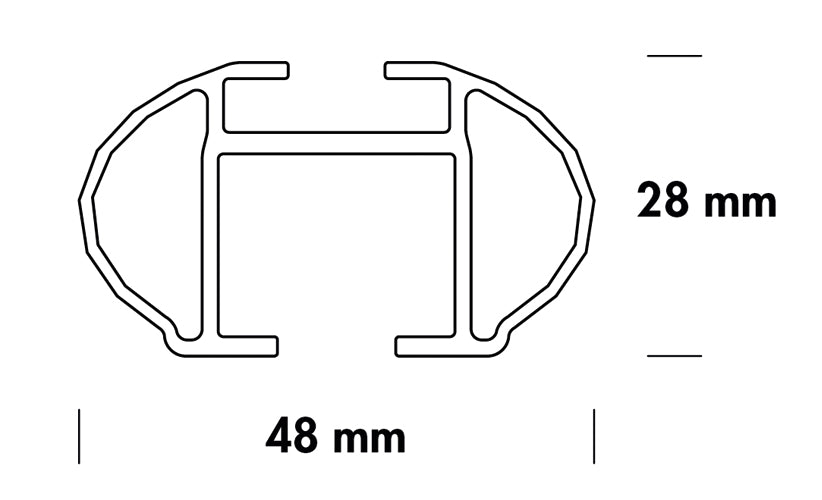 Fabbri Barre Portatutto Auto ALU VIVA 4 135 6201503
