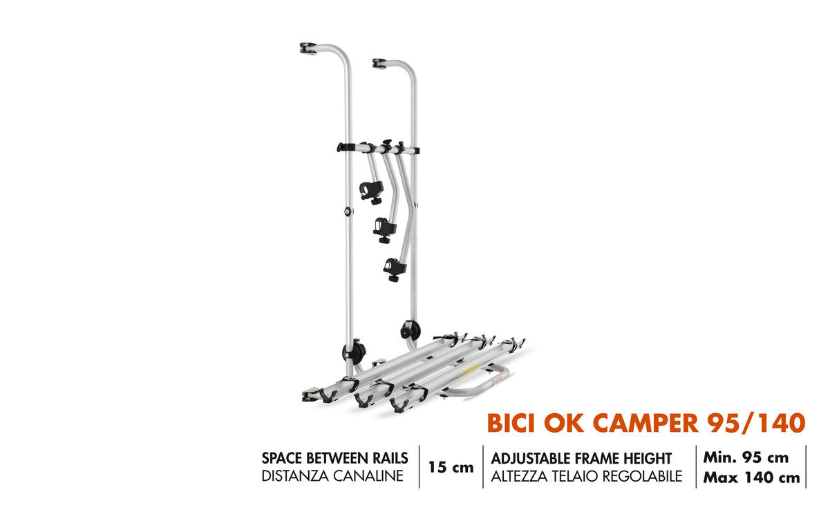 Fabbri Heckklappen-Fahrradträger BICI OK COMPATTO CAMPER 4 6201838