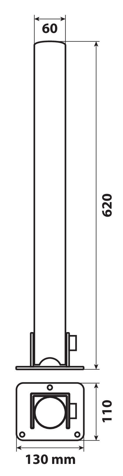 Lampa Paletto pieghevole per parcheggio 62109