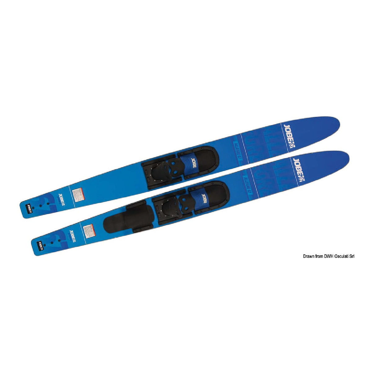 Jobe Sport International Allegre Combo Blaue Wasserski - 1 Paar