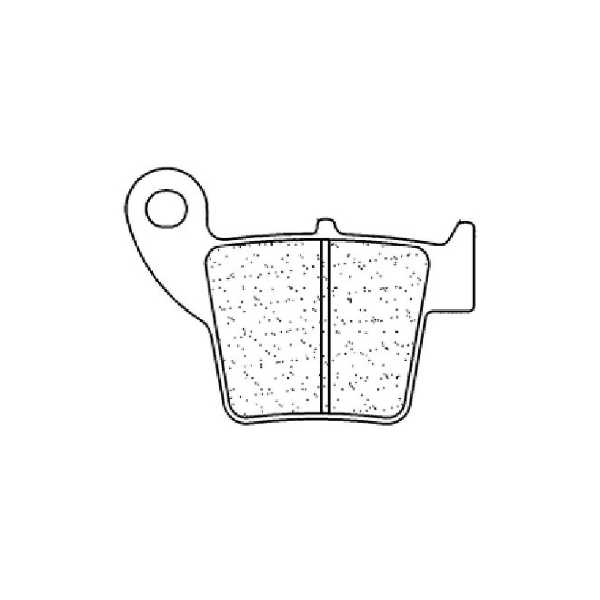 Cl Brakes 1076X59 Pastiglie Freno Posteriori APRILIA MXV 450 CC 08/14