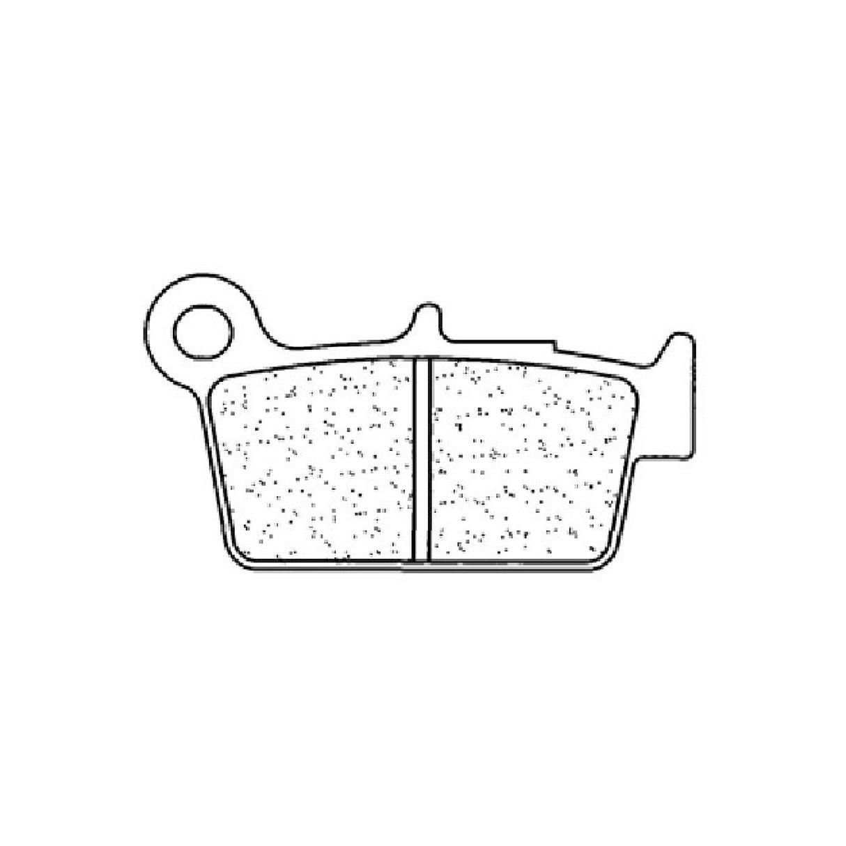 Cl Brakes 1103X59 Pastiglie Freno Posteriori APRILIA RXV 450 CC 05/08