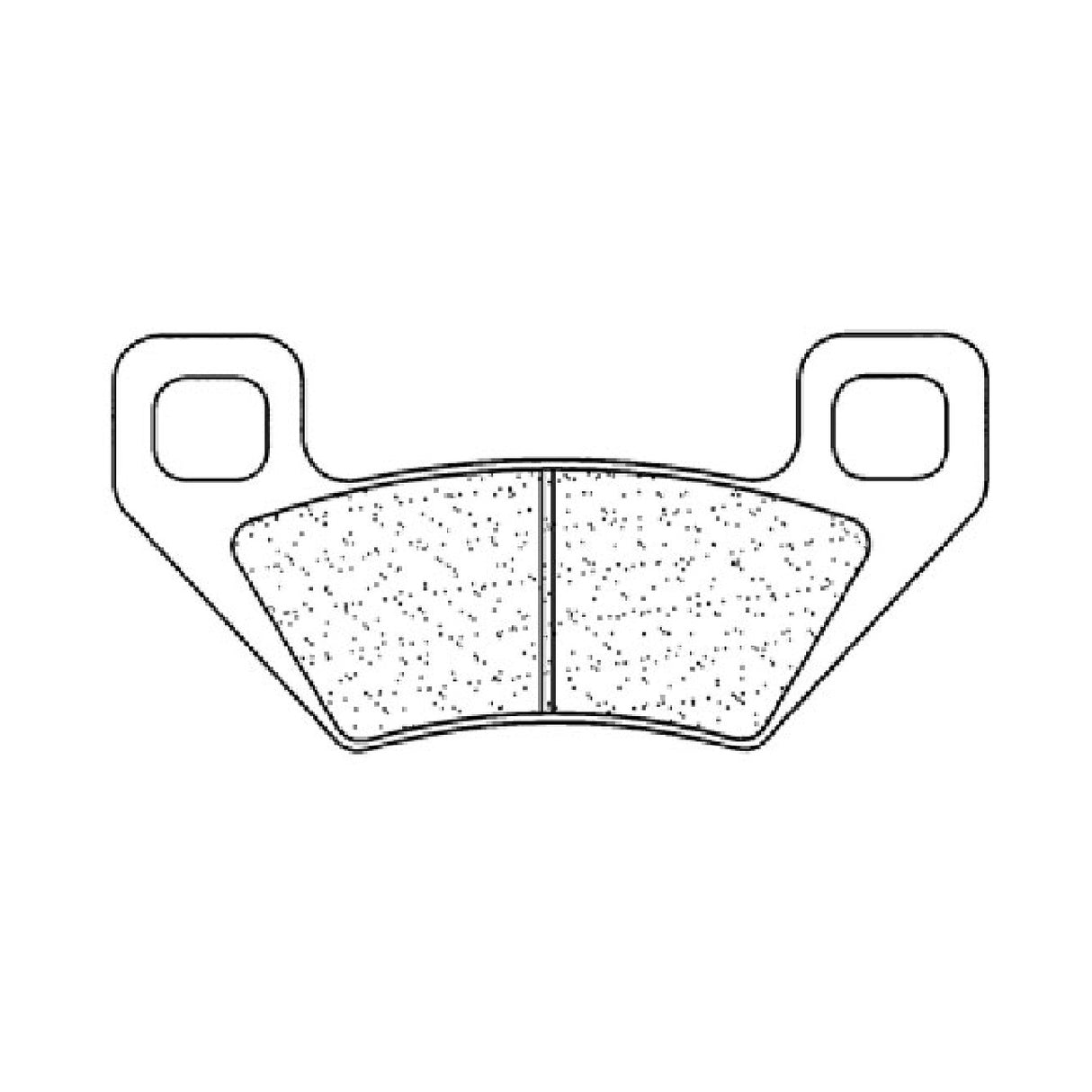 Cl Brakes 1171ATV1 Pastiglie Freno ARCTIC CAT 2x4 250 CC 05/>