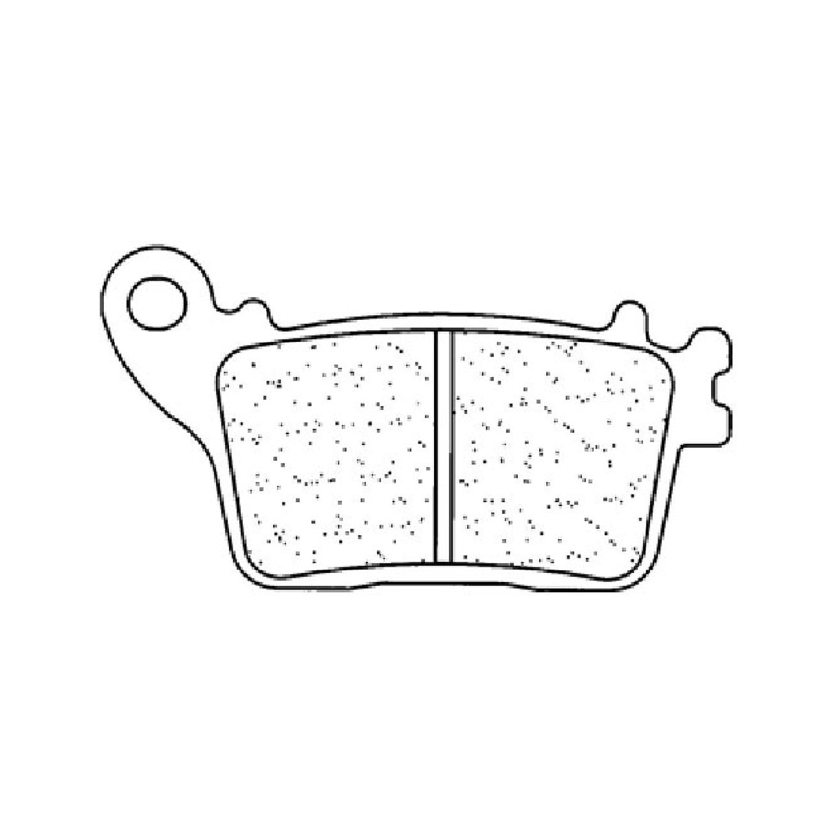 Cl Brakes 1174RX3 Hintere Bremsbeläge HONDA CB F Hornet (PC41) 600 07/13