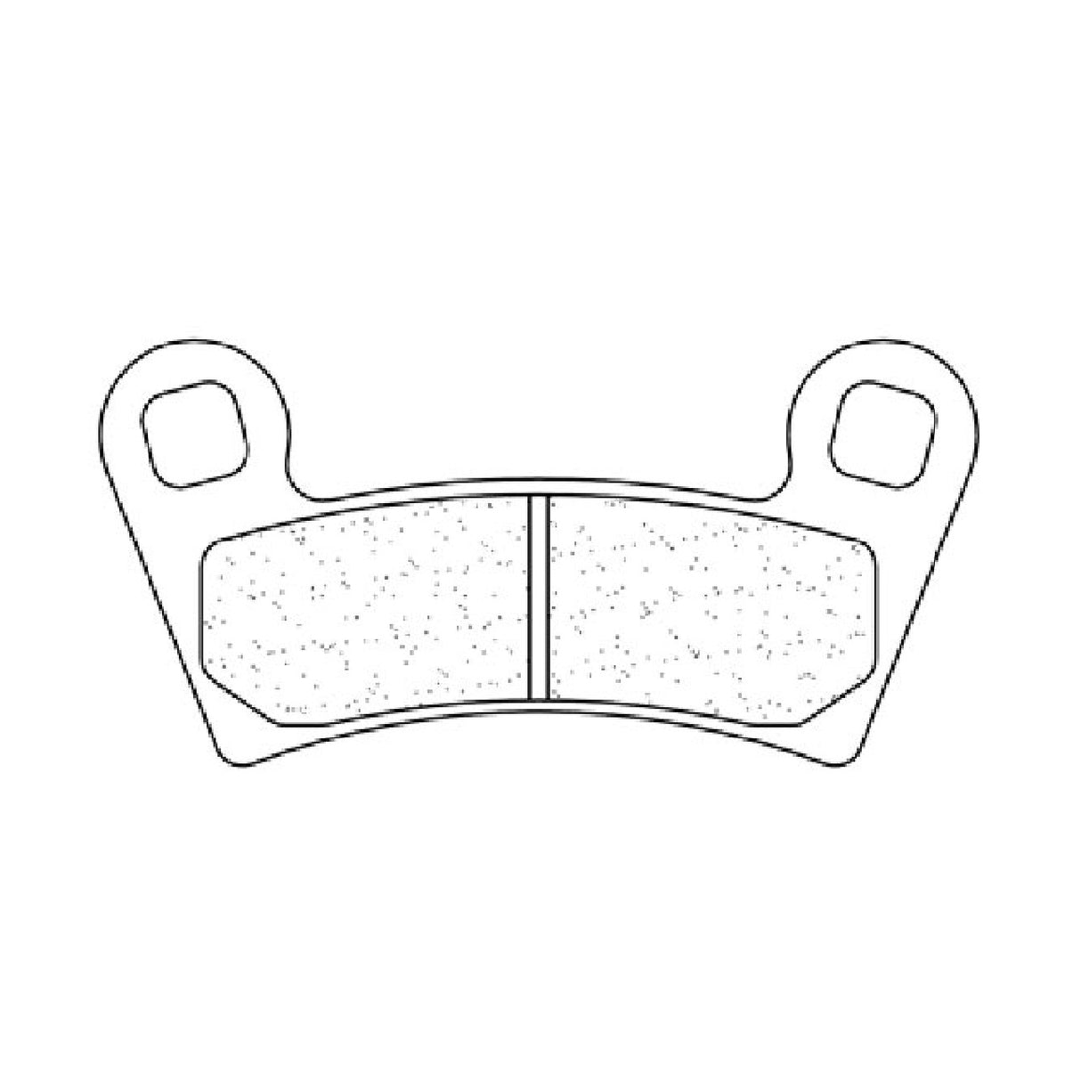 Cl Brakes 1220ATV1 Bremsbeläge POLARIS Outlaw MXR 450 CC 09/13