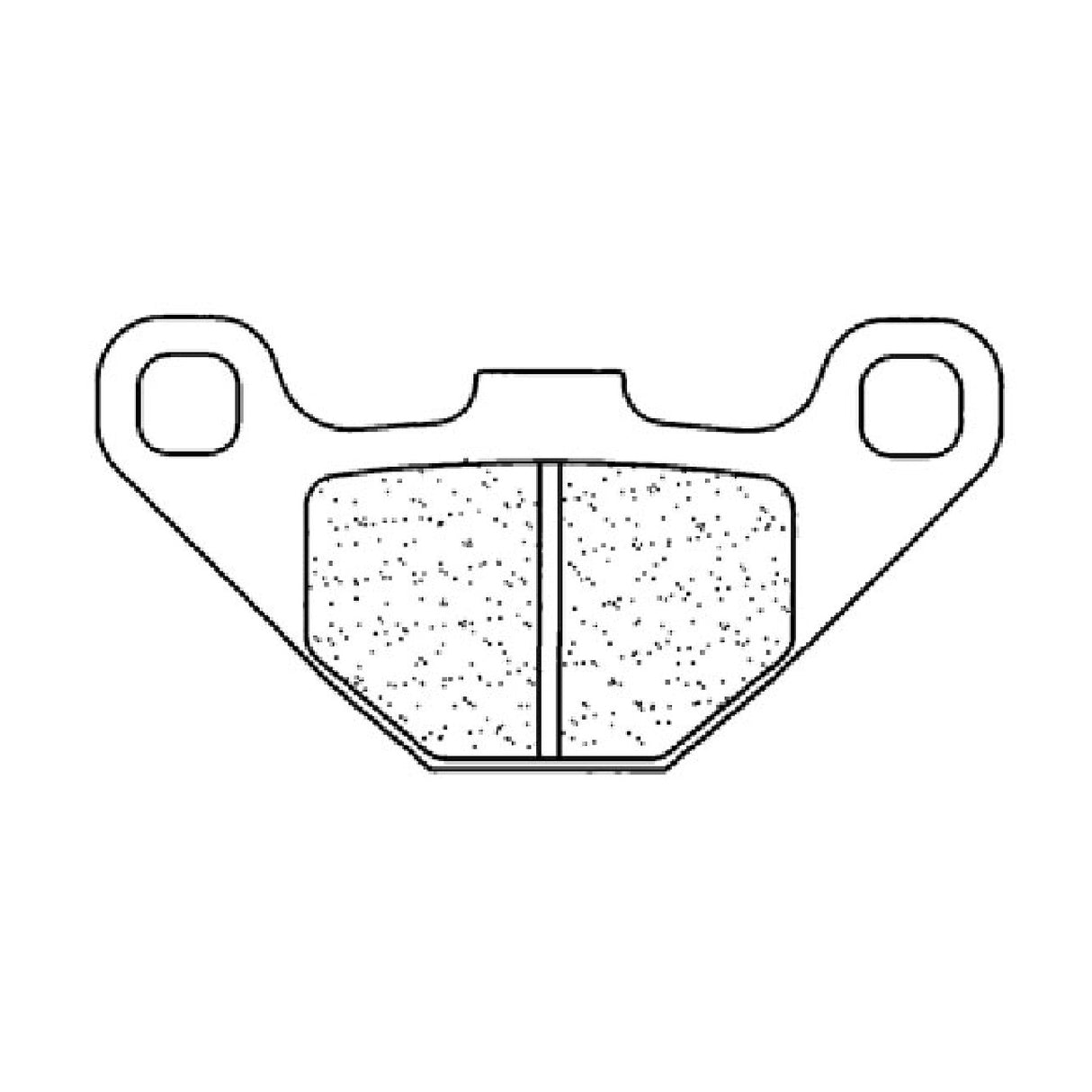 Cl Brakes 2306ATV1 Pastiglie Freno BOMBARDIER-CAN AM Rally 200 CC 05/06