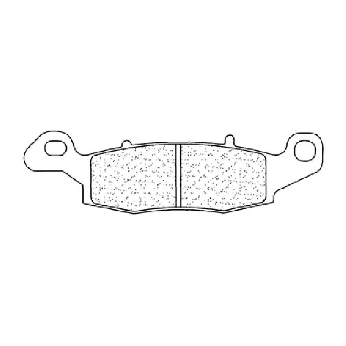 Cl Brakes 2384XBK5 Pastiglie Freno KAWASAKI ER6 F (EX650A6F/EGF) 650 CC 06/15