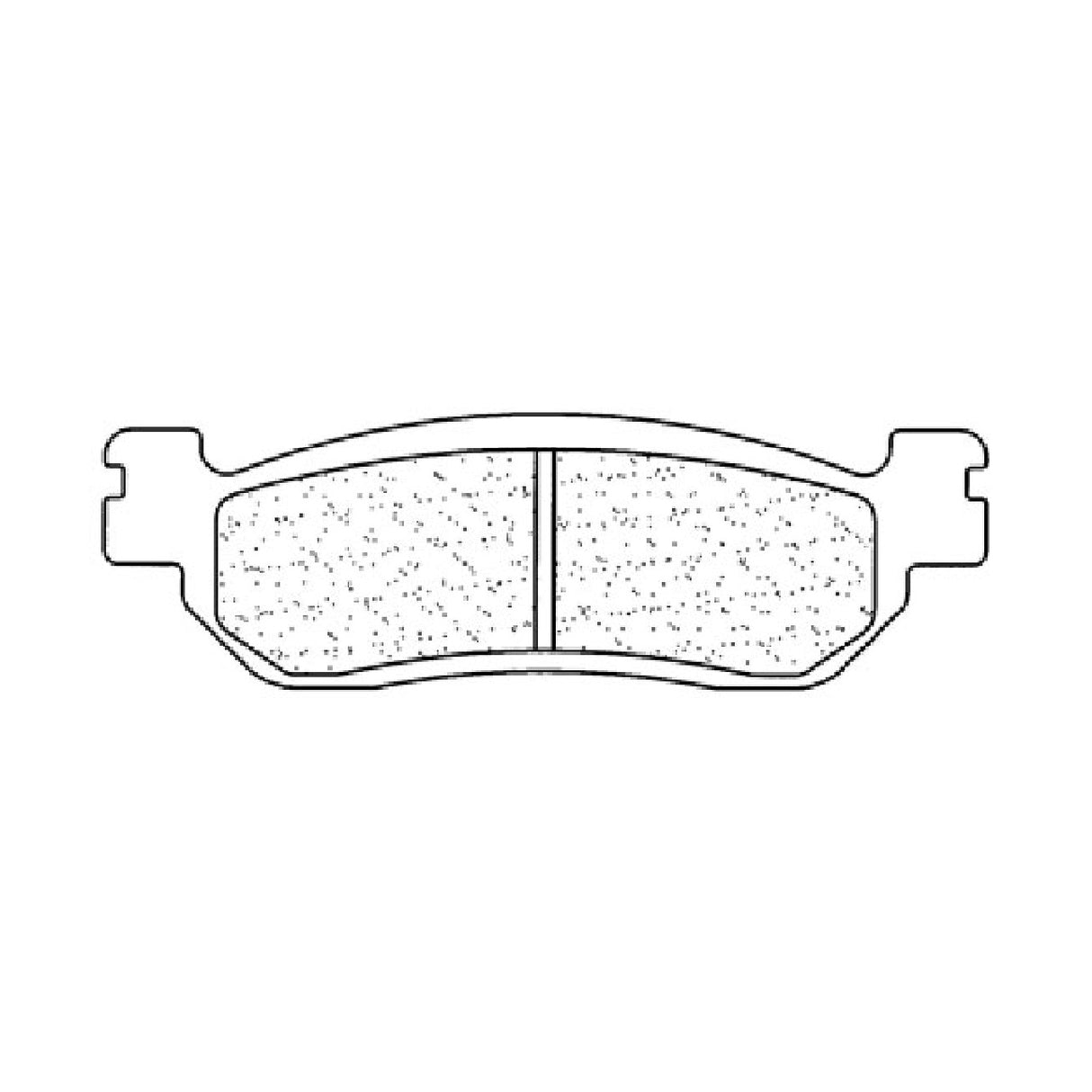 Cl Brakes 2828RX3 Hinterradbremsbeläge für YAMAHA YZF R6 600 99/02