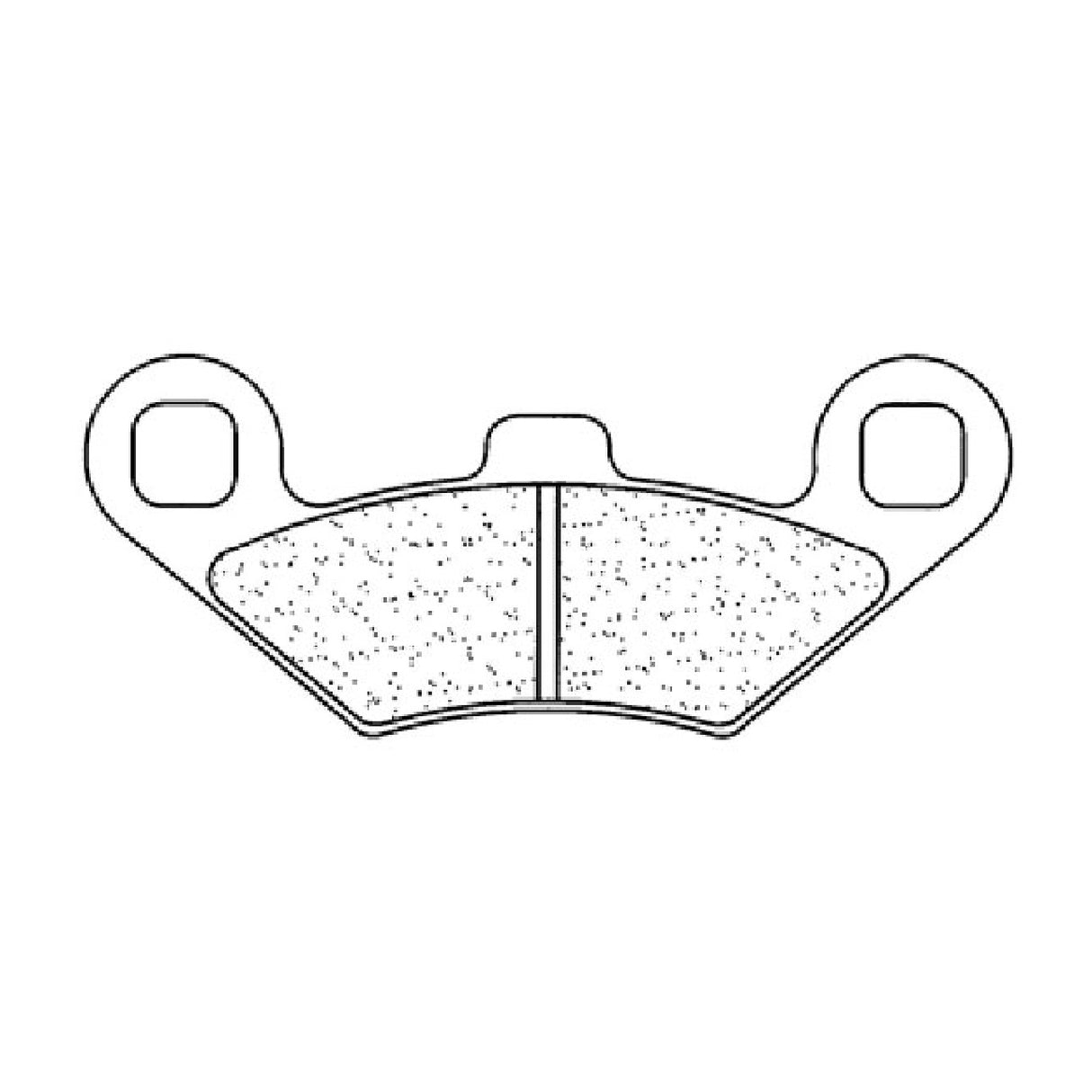 Cl Brakes 2927ATV1 Bremsbeläge POLARIS Trail Boss 2X4 250 CC 88/90