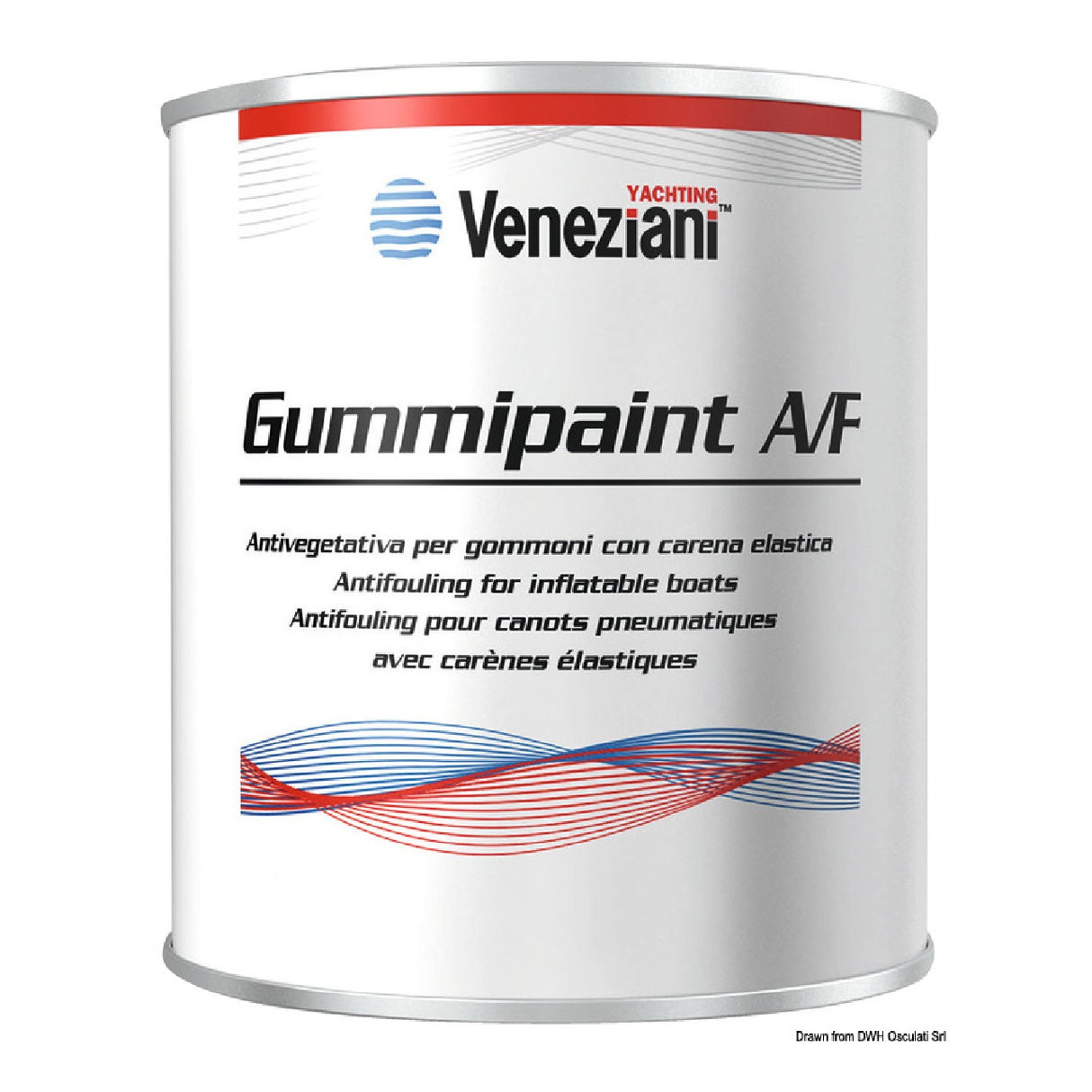 Veneziani Gummipaint Elastisches Antifouling 0,5 l