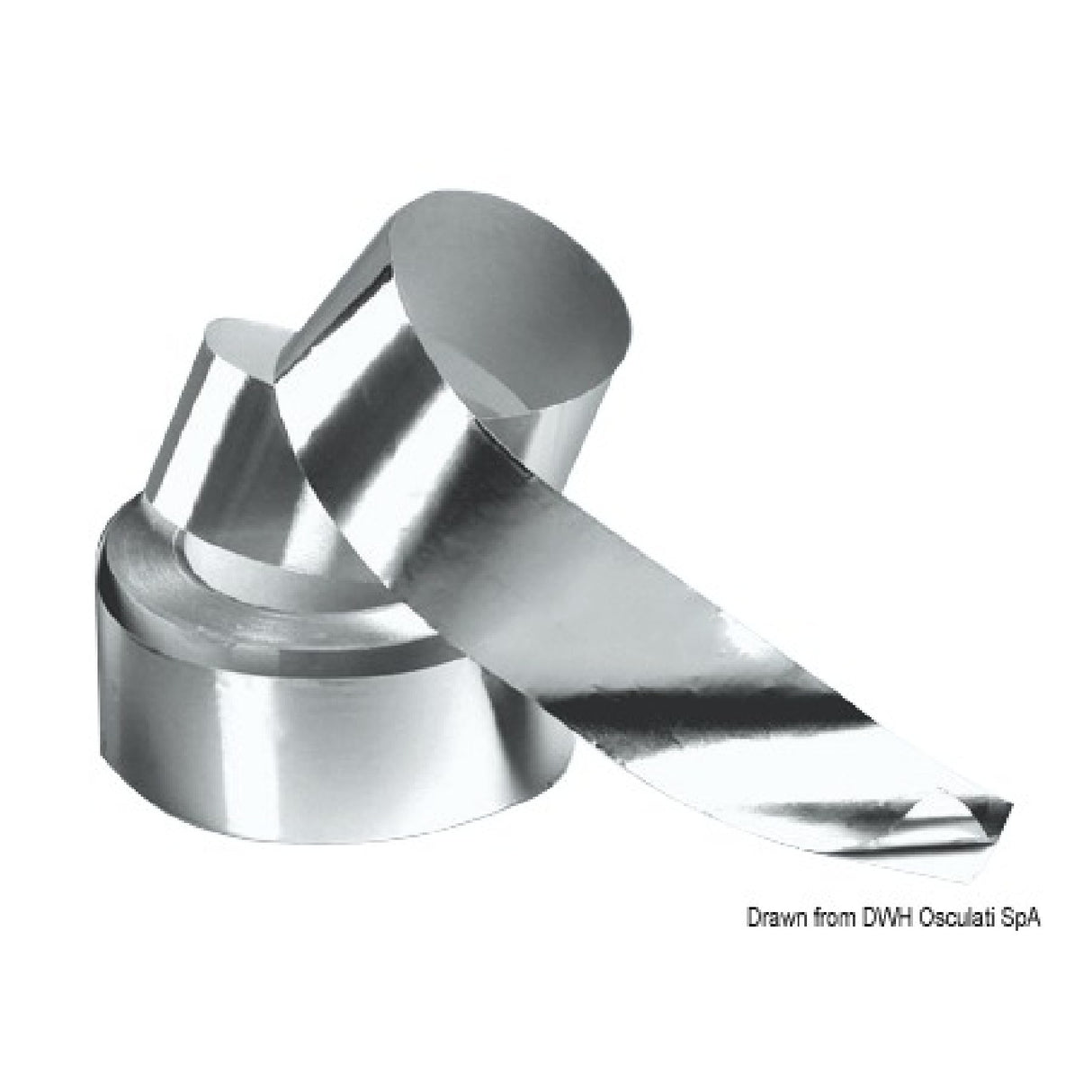 Osculati Rotolo di nastro in alluminio adesivizzato 65.095.00