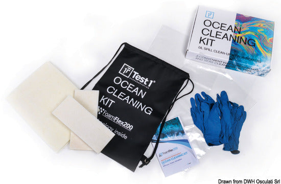 Kit de limpieza oceánica Osculati para talleres y profesionales 65.215.03