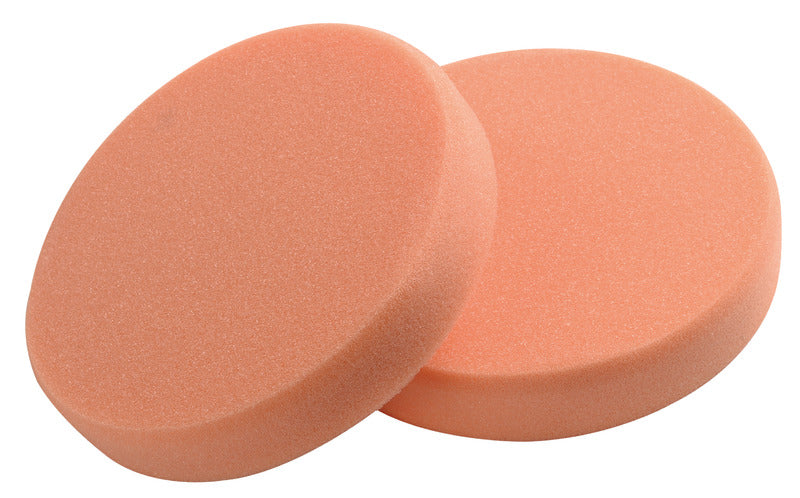 Osculati Schaumstoffpads für Poliermaschinen, orange, 80 x 30 mm (2er-Pack), mittelhart, 65.230.11