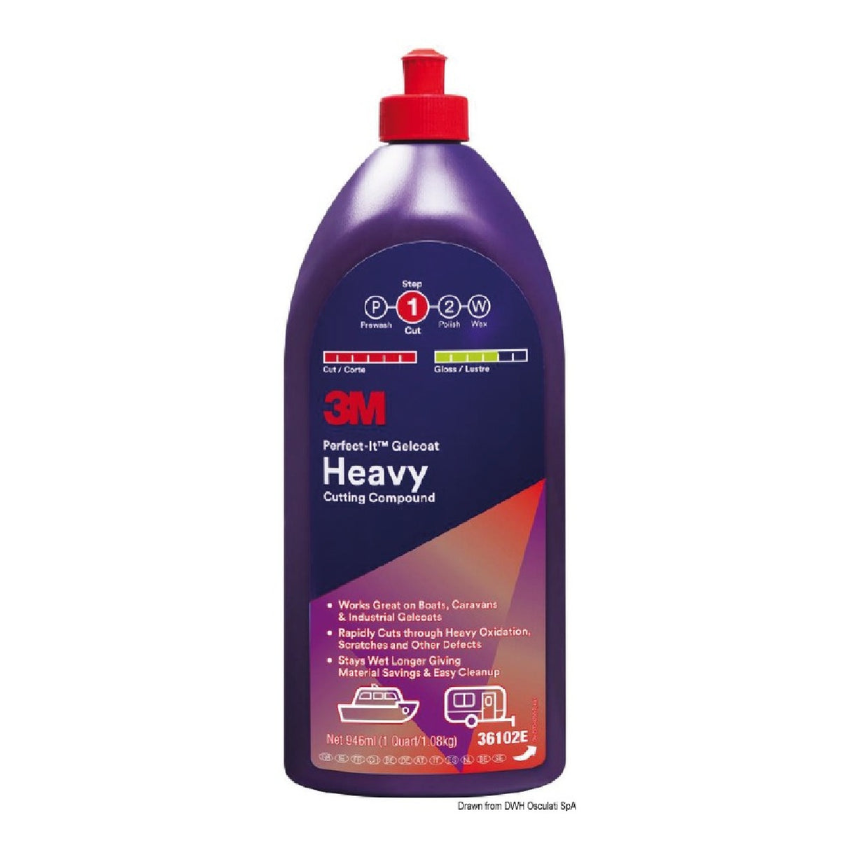 3M Heavy Cutting Compound – Poliermittel für starke Oxidation