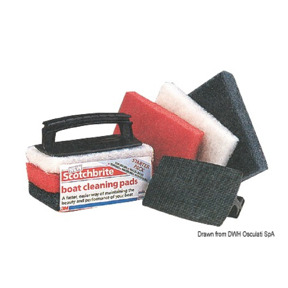 3M Scotch-brite maniglia di supporto tampone